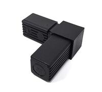 Design61 Lot de 5 connecteurs (angle droit) 90° pour tubes carrés - 30 x 30 x 2 mm