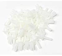 Design61 Lot de 50 rivets à expansion de fixation - Blanc naturel - Trou de 6 mm