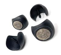 Design61 Lot de 8 Patins en Feutre pour Chaise Ø 24-26 mm Silencieux Échelle à Pince avec Surface de Glissement silencieuse