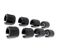 Design61 Lot de 8 patins pour meubles - Diamètre : 24-26 mm - Sans tenon - Silencer