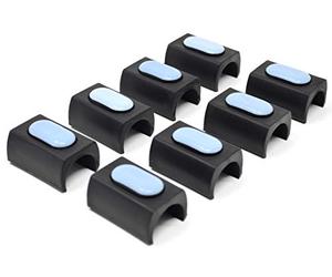 Design61 Lot de 8 patins PTFE pour chaises cantilever - Diamètre : 23-25 mm