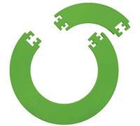 Designa | Cible de fléchettes | Anneau de scie sauteuse en EVA léger et durable pour protection murale | Vert