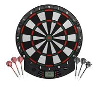 Designa Darts DB906 Série 1 | Cible de fléchettes électronique avec écran LCD numérique de score et 2 jeux de fléchettes à pointe souple avec 26 fonctions de jeu