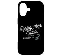 Designated Voter Democracy Voting Gift for Registered Voters Coque pour iPhone 17