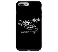 Designated Voter Democracy Voting Gift for Registered Voters Coque pour iPhone 7 Plus/8 Plus