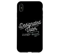 Designated Voter Democracy Voting Gift for Registered Voters Coque pour iPhone XS Max