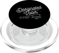 Designated Voter Democracy Voting Gift for Registered Voters PopSockets PopGrip pour MagSafe