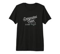 Designated Voter Democracy Voting Gift for Registered Voters T-Shirt Haut de Gamme
