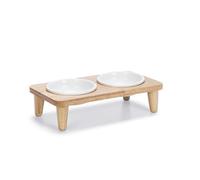 Designed by Lotte Djeha - Gamelle en bois pour chat