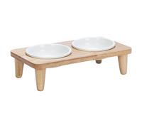 Designed by Lotte Gamelle pour Chat Dinnerset Djeha 35x19cm De Bois D'Hévéa