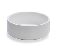 Designed by Lotte Lojs Gamelle pour Chien, en céramique, Blanc, 18 x 18 x 7 cm, 1200 ML