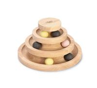 Designed by Lotte Tour de Jeux Mia - Jouet pour Chat - Bois - Marron -
