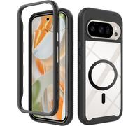 Designed For Google Pixel 10/Pixel 10 Pro,Full Case With Built-In Touch Screen Protector Film,Anti-Scratch,Shockproof (Black)