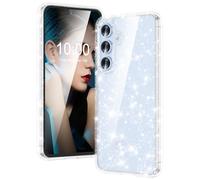 Designed for Samsung Galaxy S24 FE Case Clear Glitter, Slim Lightweight Shockproof Women Crystal Bling Protective Case Cover for Galaxy S24 FE 6.7inch 2024 (Sparke Clear)