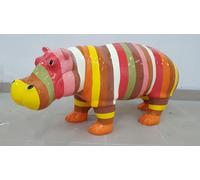 Designer Abstract Figure Figures modernes Décoration Hippopotame Jardin Sculptures