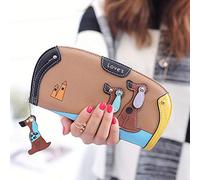 Designer Brand Dog Wallet Bag Famous Wallets Purse Women Wallet S10e Phone Case Wallet for Men, café, Taille unique