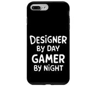 Designer by Day Gamer by Night Coque pour iPhone 7 Plus/8 Plus