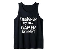 Designer by Day Gamer by Night Débardeur