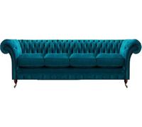 Designer Chesterfield quatre places Canapé de salon luxueux Meubles nobles