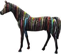 Designer Cheval Figure abstraite Figures modernes Décoration Jardin Sculptures Nouveau