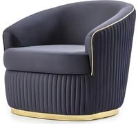 Designer Club Lounge Fauteuil bleu Relax pour salon hôtel luxe Nouveau