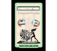 Designer Crossword Puzzles: Crossword Puzzles with Easy to Read Print about Designers and those who adore them| 6x9 inches| 40 Puzzles + facts and lore... Gift for Vacations, Holidays, and Relaxation