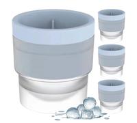 Designer de boules de glace - forme ronde en silicone flexible, moule de cube de cercle réutilisable, outil de cuisine pratique | Pour le whisky Cocktail de plage pour les vacances en spiag