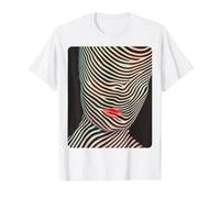 Designer de Mode Abstraite pour Femme T-Shirt Graphique avec Valeur