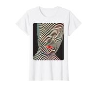 Designer de Mode Abstraite pour Femme T-Shirt Graphique avec Valeur