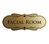 Designer Facial Room Panneau Doré brossé Taille M