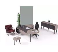 Designer Meubles en bois Table basse Bureau Moderne Table ronde Meubles de bureau