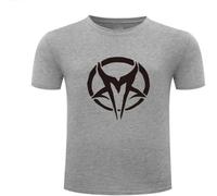 Designer Mudvayne Printed Men T Shirt Hip Hop Men Cotton Short Sleeve Punk Rock Music Man Tops Camiseta Hombre Casual Graphic Tees Gray S
