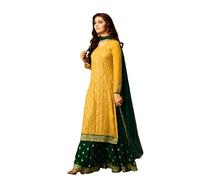 Designer Niyati Elegant Faux Georgette Embroidered Sharara Suit with Dupatta for Festive Celebrations, Wedding Functions & Party Wear