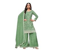 Designer Niyati Women's Kurti with Pant Set | Chinon Fabric | Sequin & Thread Embroidery | Party & Casual Wear