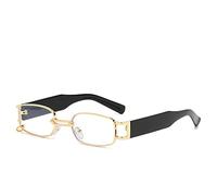 Designer Populaire Mode Petit Rectangle Femmes Luxe Lunettes de Soleil Hommes Vintage Punk Hommes Lunettes de Soleil Nuances UV400, c2, Square