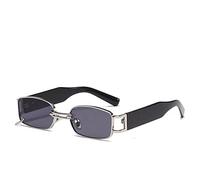 Designer Populaire Mode Petit Rectangle Femmes Luxe Lunettes de Soleil Hommes Vintage Punk Hommes Lunettes de Soleil Nuances UV400, c7, Square