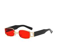Designer Populaire Mode Petit Rectangle Femmes Luxe Lunettes de Soleil Hommes Vintage Punk Hommes Lunettes de Soleil Nuances UV400, c1, Square