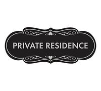 Designer Private Residence Pancarte Noir/argenté Taille S