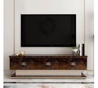 Designer RTV TV Buffet Commode Side Low Board Armoire Étagère de Luxe Séjour