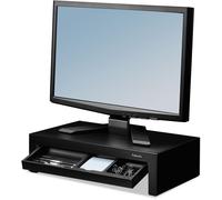 Designer Suites Monitor Stand, 3 Possible Heights, PC Screen Support Up to 21"", Storage Drawer, Black