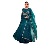 Designerharsha Costume pakistanais Shalwar Kameez pour femme - Robe longue Anarkali cousue indienne, Choix 5, 38