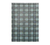 Designers Guild Courtepointe imprimée, Chennai Azure, 135x220 cm