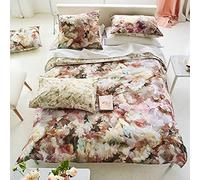 Designers Guild Fleurs de Jour Housse de Couette, Coton, Pink, 260 x 240 cm