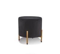 Designetsamaison Pouf Design Noir - Thalie