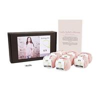 DesignEtte Danemark 50 g/127 m 350 g Moyen DesignEtte Mini cottonette/100% mercerisé Coton égyptien Lady Sybil (Homonymie) pour Femme à Tricoter Kit, Bleu pour bébé, 2 _ Parent