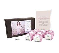 DesignEtte Danemark 50 g/127 m 350 g Moyen DesignEtte Mini cottonette/100% mercerisé Coton égyptien Lady Sybil (Homonymie) pour Femme à Tricoter Kit, Bleu pour bébé, 2 Parent