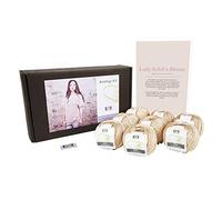 DesignEtte Danemark 50 g/127 m 350 g Moyen DesignEtte Mini cottonette/100% mercerisé Coton égyptien Lady Sybil (Homonymie) pour Femme à Tricoter Kit, Bleu pour bébé, 2 Parent