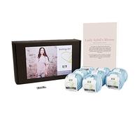 DesignEtte Danemark 50 g/127 m 350 g Moyen DesignEtte Mini cottonette/100% mercerisé Coton égyptien Lady Sybil (Homonymie) pour Femme à Tricoter Kit, Bleu pour bébé, 2 Parent