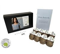 DesignEtte Papillon Blanc L/XL Sépia