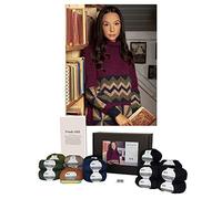 DesignEtte Pull Pondo Mill Kit Laine mérinos et Mohair Superkid L/XL-2XL/3XL en Multicolore Bleu No-S-2818 Patron de Tricot Niveau 3 (intermédiaire) Aiguilles 3,5 mm, Noir foncé